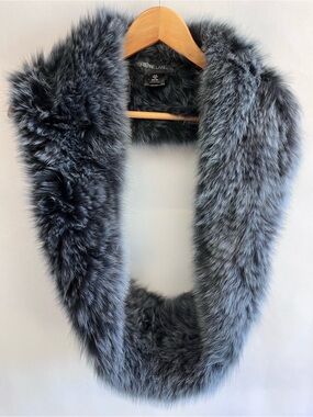 Adrienne Landau Fox Fur Scarf Wrap